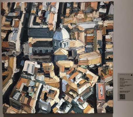 Ralph Flecks pastose Sicht auf Rom, bei der Galerie Schlichtenmaier.
