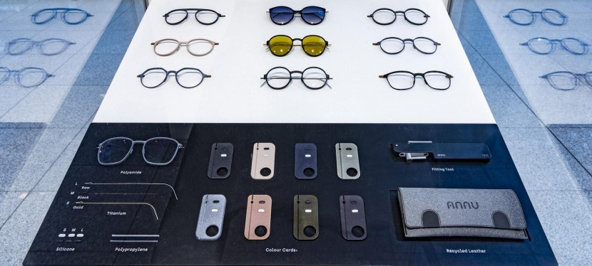 Die 3D-gedruckten Brillenrahmen von Annu können an die jeweiligen Gesichtsformen angepasst werden. © Annu