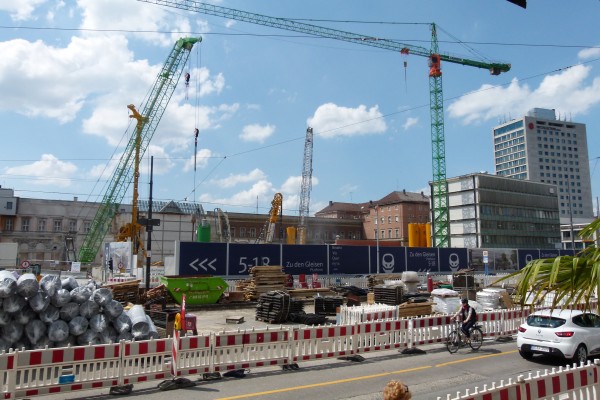 Baustelle HBF © Claudia Neeer