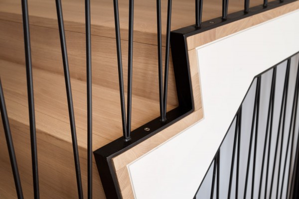 Detail Treppe, Haus West