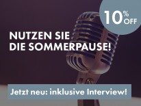 BILD:   		Summer Special - 10% Rabatt inkl. Interview        