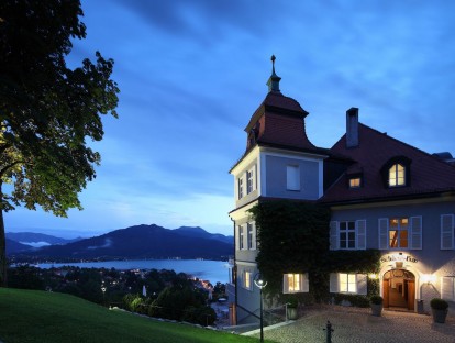 Das Sengerschloss bei Abendstimmung.