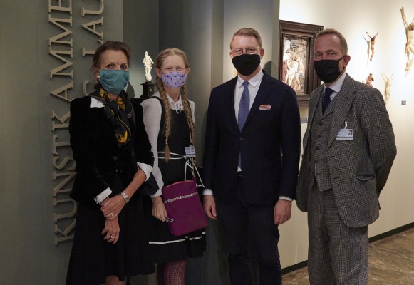 Dr. Renate Eikelmann (Direktorin a.D. Bay Nationalmuseum), Dr. Virginie Spenlé (Kunstkammer Georg Laue), Dr. Jens Burk (Stellvertreter des Generaldirektors, Bayerisches Nationalmuseum), Georg Laue (Kunstkammer Georg Laue); © Ateliers XPO Michael Aust GmbH