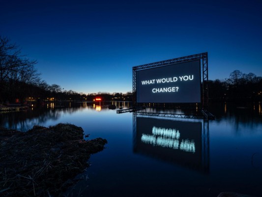 TIME MATTERS von Jan Kuck und Miro Creamer  am Westsee im Westpark. © bayern design und Lérot