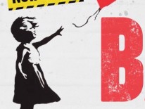 Werbung für die Banksy-Ausstellung