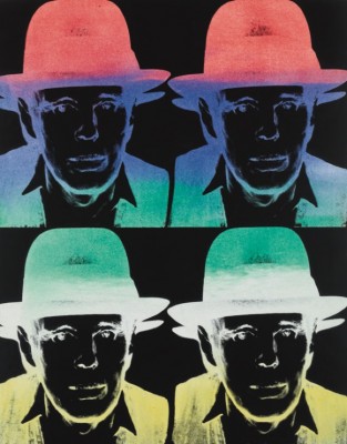Andy Warhol, Joseph Beuys, State II, 198083, Siebdruck, 101.4 x 81.3cm © Galerie Schwarzer