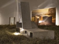 Ausstellung VISION UND AKTION von Christoph Hesse Architekten im Bunker. Foto: Sakia Wehler