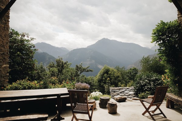 Valle Maira Unterkunft Borgata San Martino,   Foto © Esther Meinel-Zottl