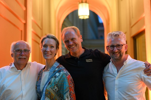 Torben Hansen, Ina Rinderknecht, Bernhard Heinloth und Hendrik Müller