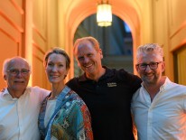 Torben Hansen, Ina Rinderknecht, Bernhard Heinloth und Hendrik Müller