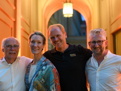 Torben Hansen, Ina Rinderknecht, Bernhard Heinloth und Hendrik Müller