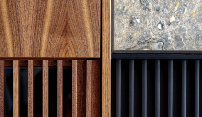 Detail Kaminschrank