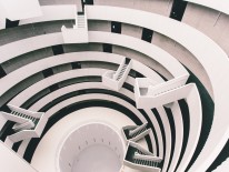 Aus zwei Silos zum Wohnhaus umgebaut: Blick in die "Gemini Residence"   © Thomas Høyrup Christensen