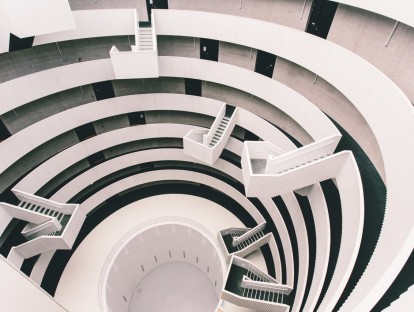 Aus zwei Silos zum Wohnhaus umgebaut: Blick in die "Gemini Residence"   © Thomas Høyrup Christensen
