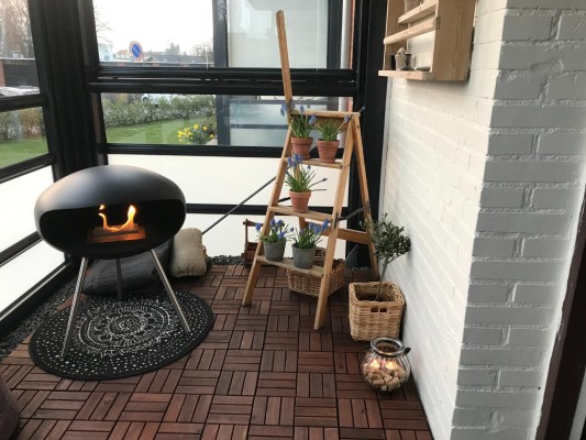 Ethanol-Kamin black