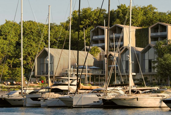 Ausschnitt Yachthafen