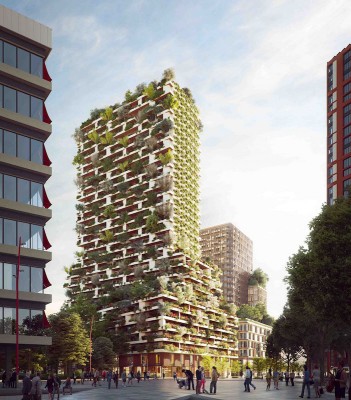 Wonderwoods Tower, Vertical Forest, designed by Stefano Boeri Architetti