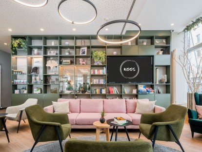 KOOS München: Loung-Atmosphäre