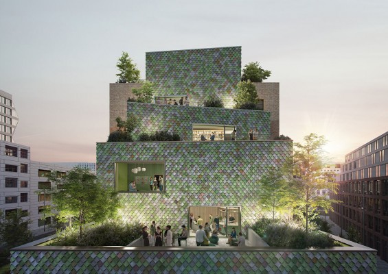 Dachterrassen des MONACO (Rendering © MVRDV)