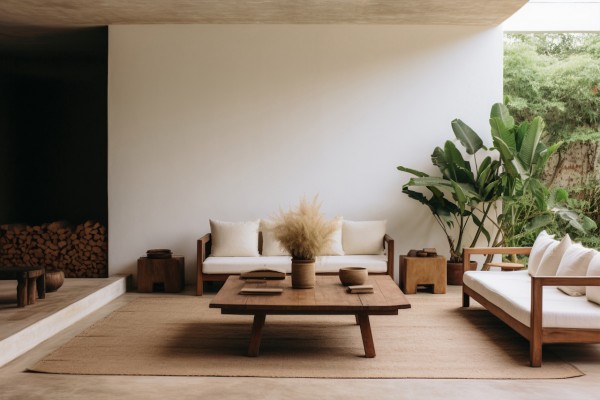 Schlichte, aber stylische Terrasse | Foto von freepik.com
