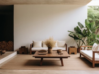 Schlichte, aber stylische Terrasse | Foto von freepik.com