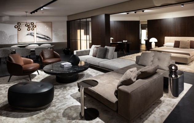 Wetscher feiert Eröffnung seines Minotti Studios