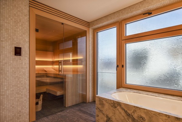 Sauna in Masterbad
