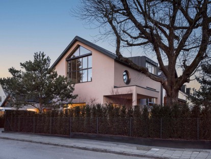 Verputzter Holzbau als Effizienzhaus