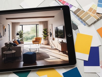 Wie Farben einen Raum verändern können | freepi ki-bild/interior-design-concept