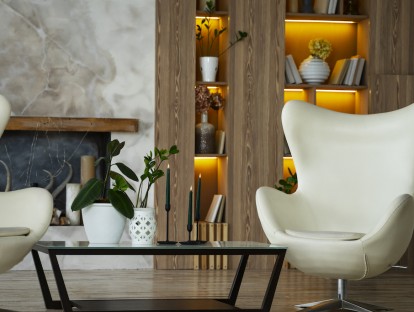 Der ikonische Egg-Chair von Arne Jacobsen braucht etwas Luft um sich herum | Bild von freepic.com
