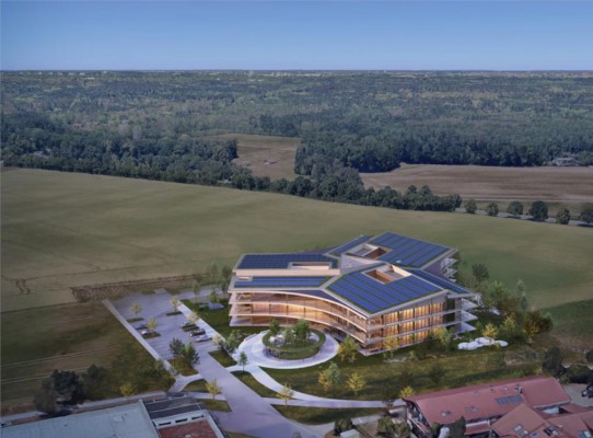 WOODS München Oberhaching aus der Vogelperspektive