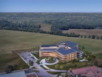 WOODS München Oberhaching aus der Vogelperspektive