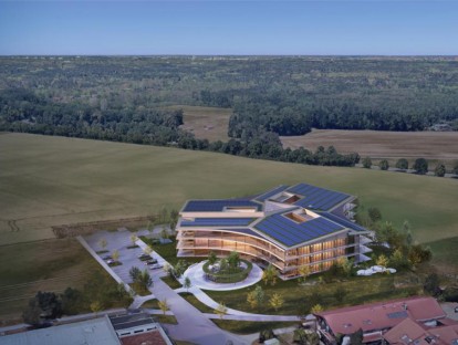 WOODS München Oberhaching aus der Vogelperspektive