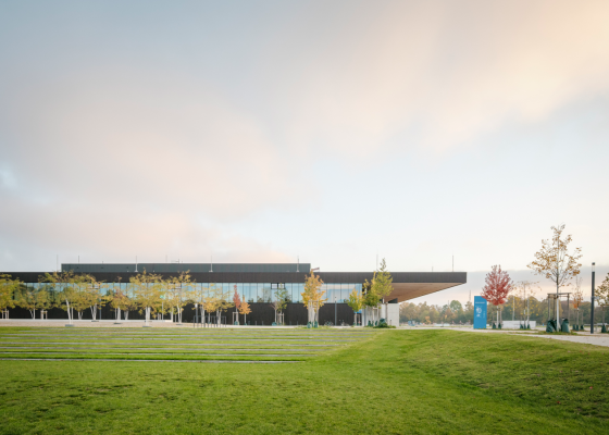 Seitenansicht von Teilen des TUM Campus