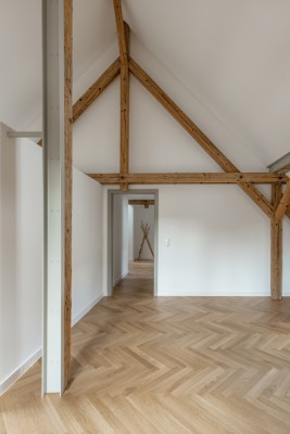 Wohnen im denkmalgeschützten Dachstuhl