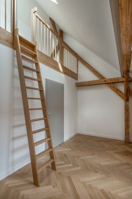 Wohnen im denkmalgeschützten Dachstuhl