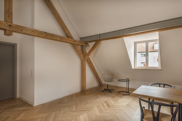Wohnen im denkmalgeschützten Dachstuhl
