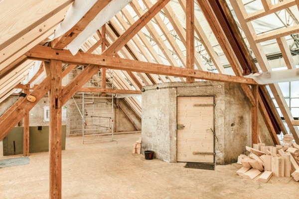 Wohnen im denkmalgeschützten Dachstuhl