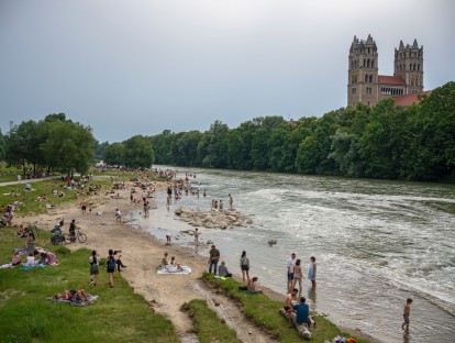 Isar beim Glockenbachviertel
