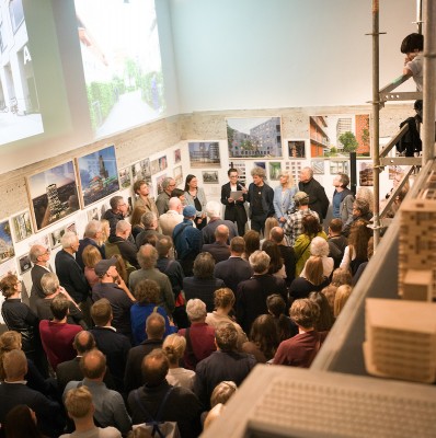 Eindrücke der Eröffnung steidle architekten in der Architekturgalerie