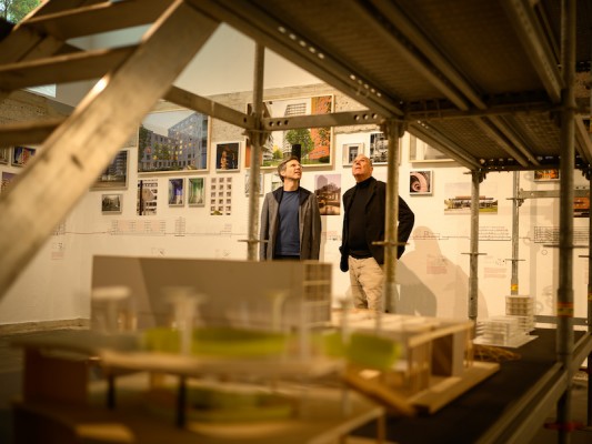 Eindrücke der Eröffnung steidle architekten in der Architekturgalerie
