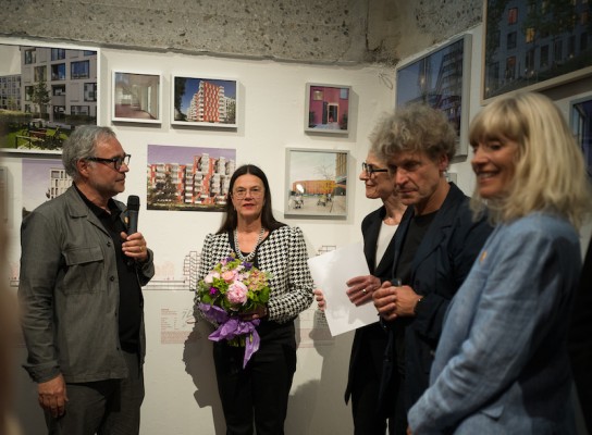 Eindrücke der Eröffnung steidle architekten in der Architekturgalerie