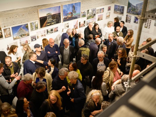 Eindrücke der Eröffnung steidle architekten in der Architekturgalerie