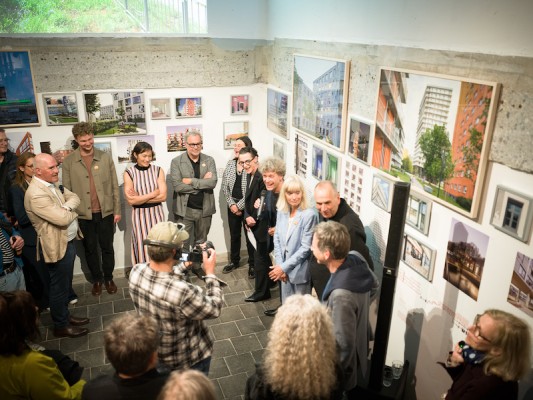 Eindrücke der Eröffnung steidle architekten in der Architekturgalerie