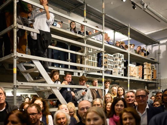 Eindrücke der Eröffnung steidle architekten in der Architekturgalerie