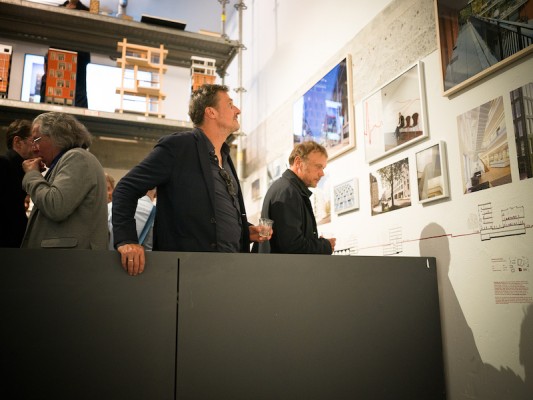 Eindrücke der Eröffnung steidle architekten in der Architekturgalerie