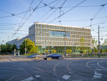 Strafjustizzentrum vom Leonrodplatz aus gesehen