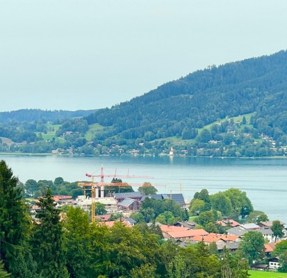 Blick auf die Baustelle von oben