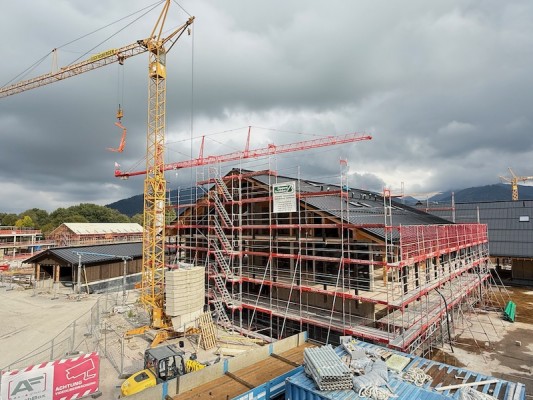 Kleiner Ausschnitt der Baustelle
