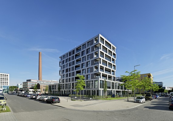 Neubau eines Wohn- und Verwaltungsgebäudes Arnulfpark MI6